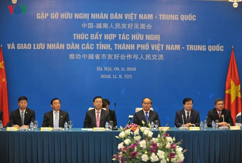 Vietnam - China peoples’ friendship meeting - ảnh 1